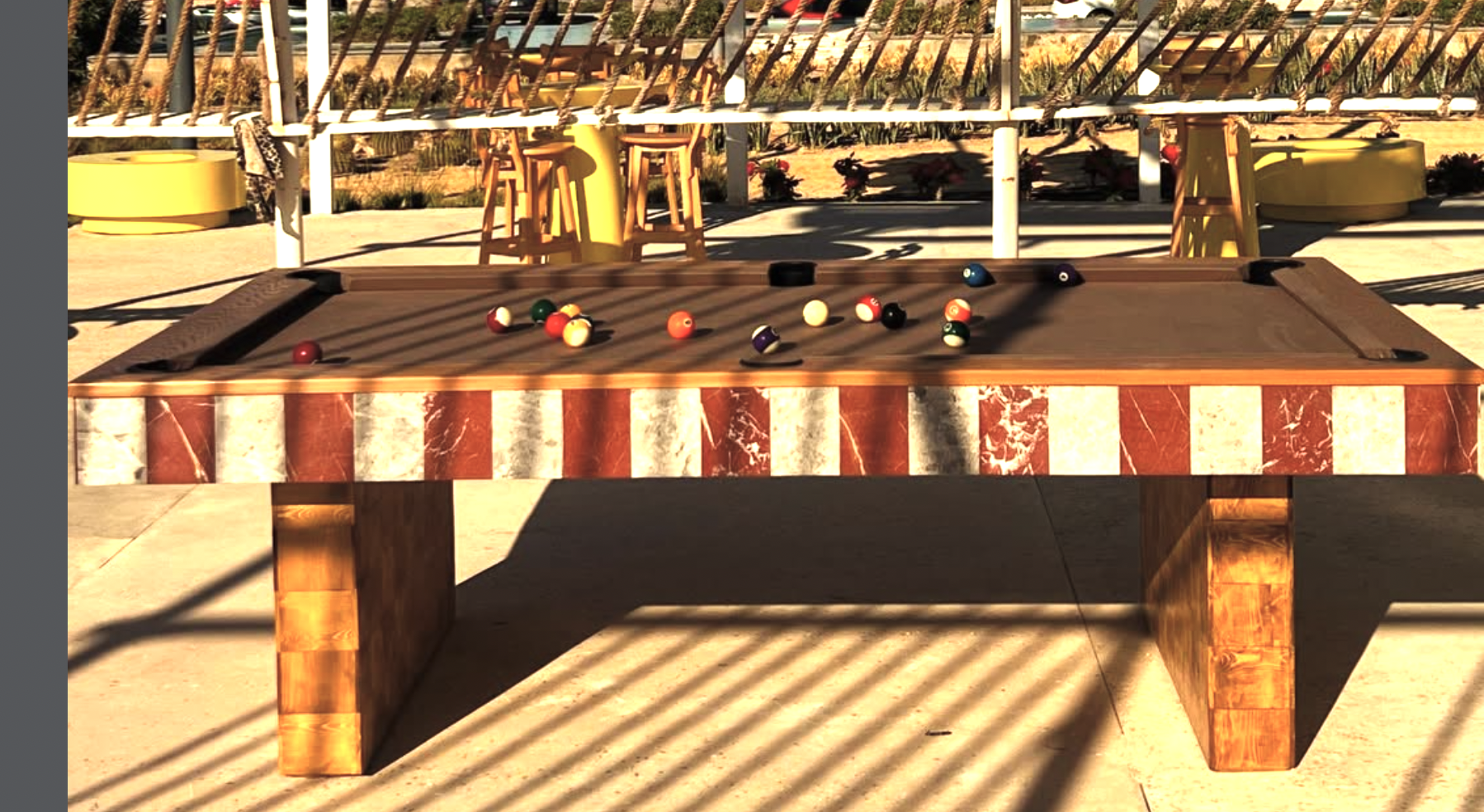 Marble pool table category